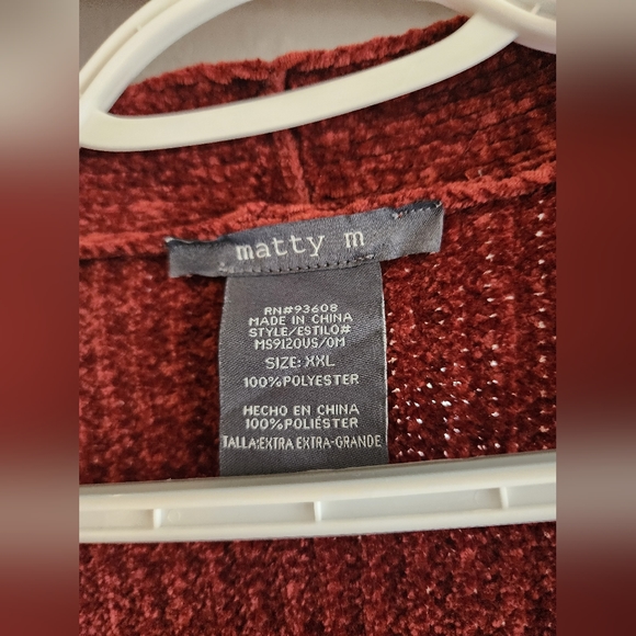 Matty M Chenille Knit Cardigan - Picture 3 of 3